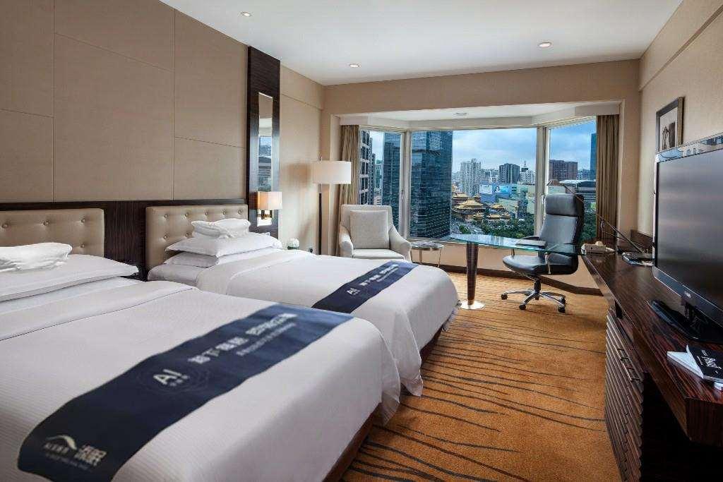 Hotel The Kunlun Jing An Shanghaj Pokój zdjęcie
